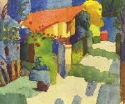 August Macke Haus im Garten USA oil painting artist
